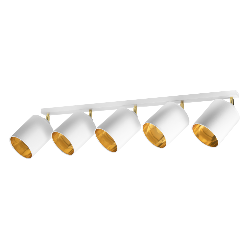 BATI wall and ceiling luminaire, max. power  5x60W, E27, white