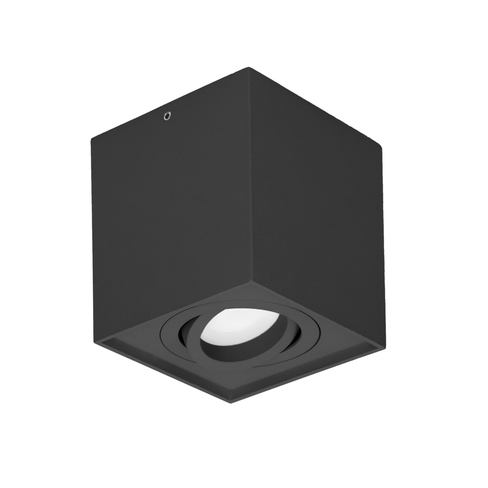 CAROLIN DLS GU10 downlight max 35W, IP20, square, black