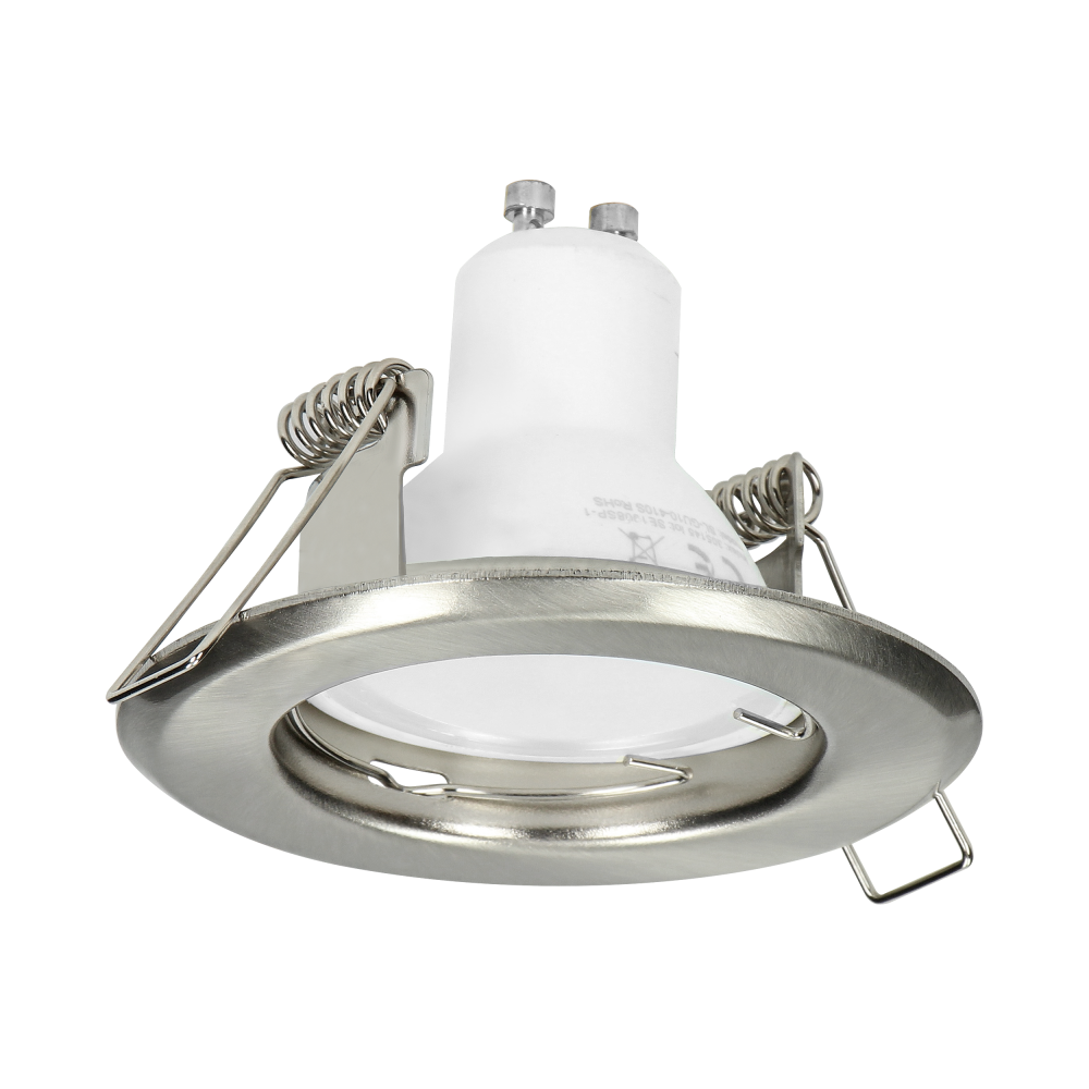 SUTRI RC decorative frame for spotlight, MR16/GU10 max 50W, round, fixed light beam, satin