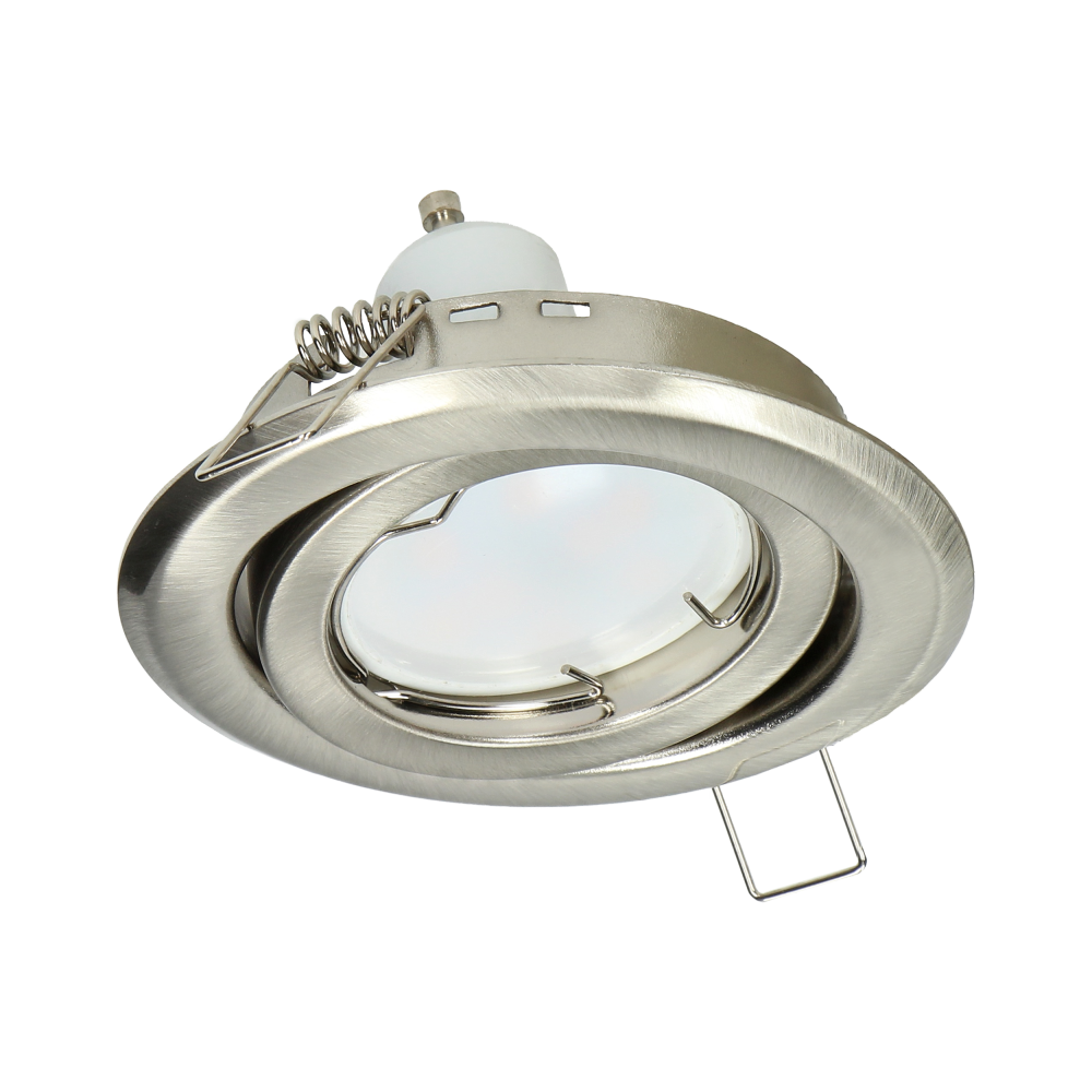 SUTRI RM decorative frame for spotlight, MR16/GU10 max 50W, round, adjustable light beam, satin