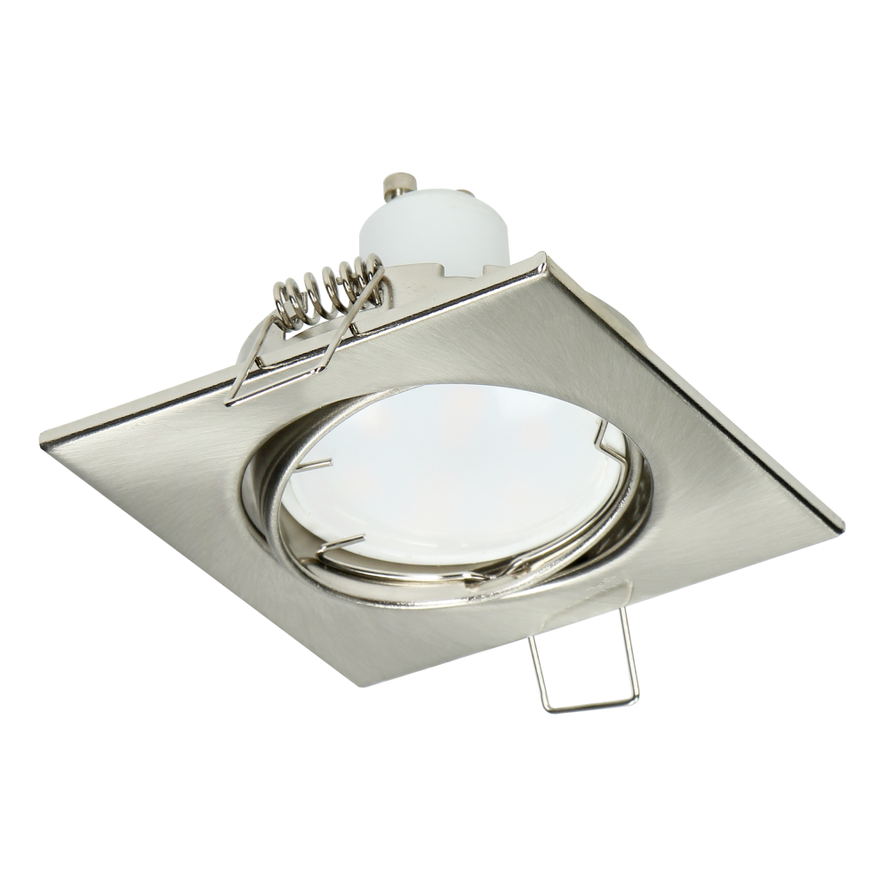 SUTRI SM decorative frame for spotlight, MR16/GU10 max 50W, square, adjustable light beam, satin