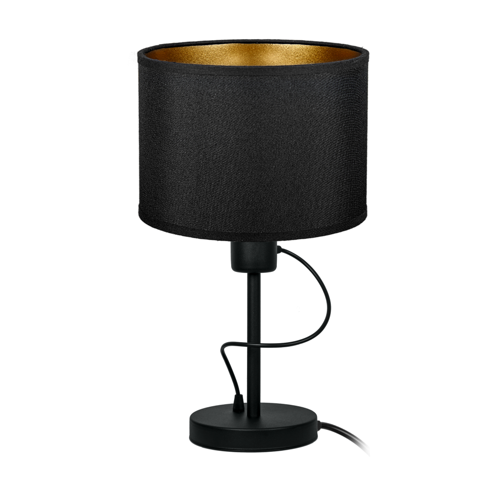 KYLO 1P E27, night lamp, max. 60W, black