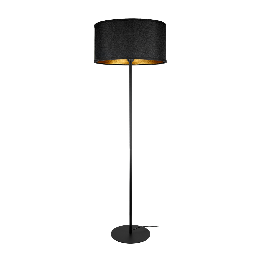 KYLO 1P E27, floor-standing lamp, max. 60W, black