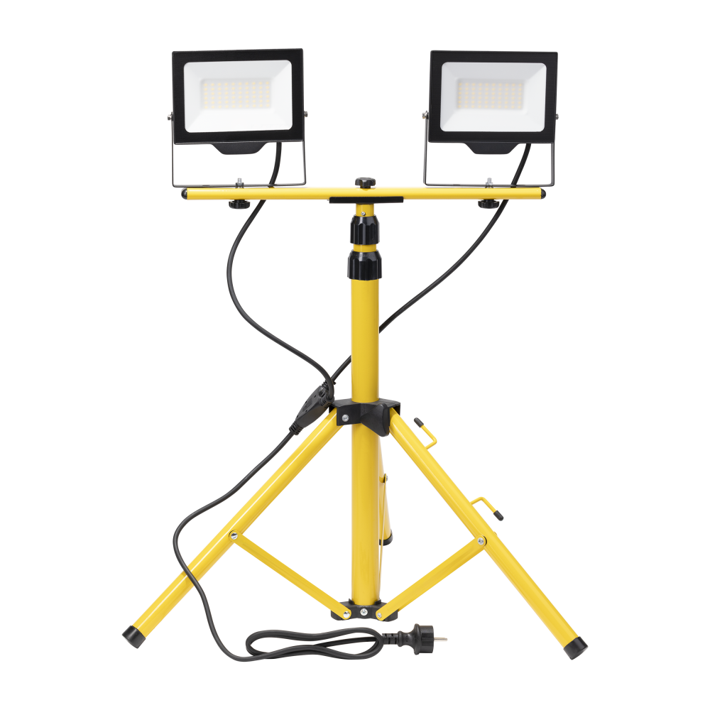 ALLED set of 2x50W floodlights with a tripod and cord