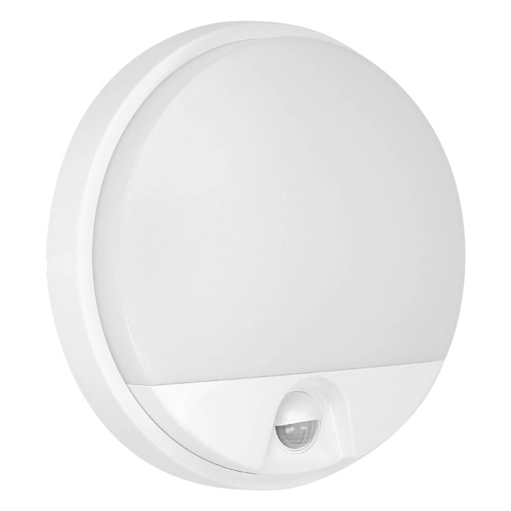 AGAT LED 10W, garden luminiare with motion sensor 140°, 800lm, IP54, 4000K, white