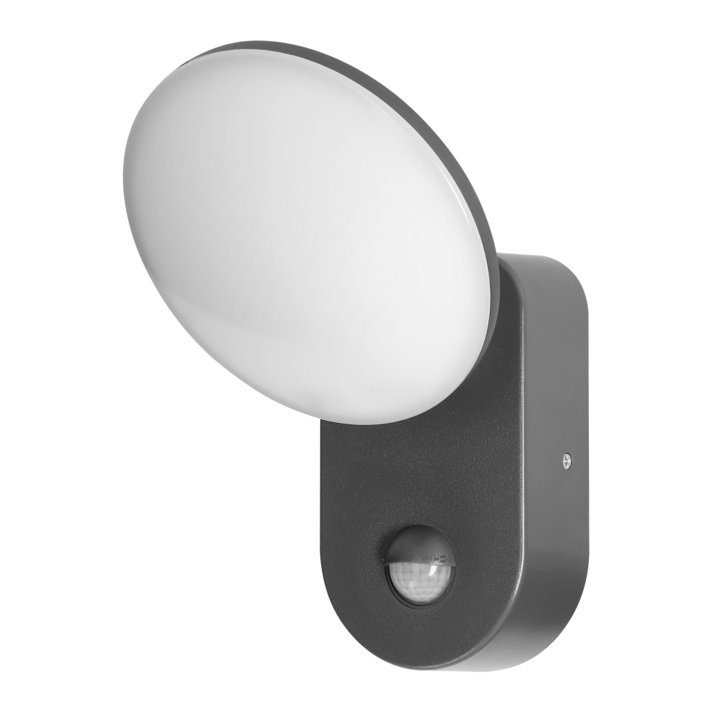 RIOLIT LED 15W, garden luminaire with motion sensor, 1100lm, IP65, 4000K, grey