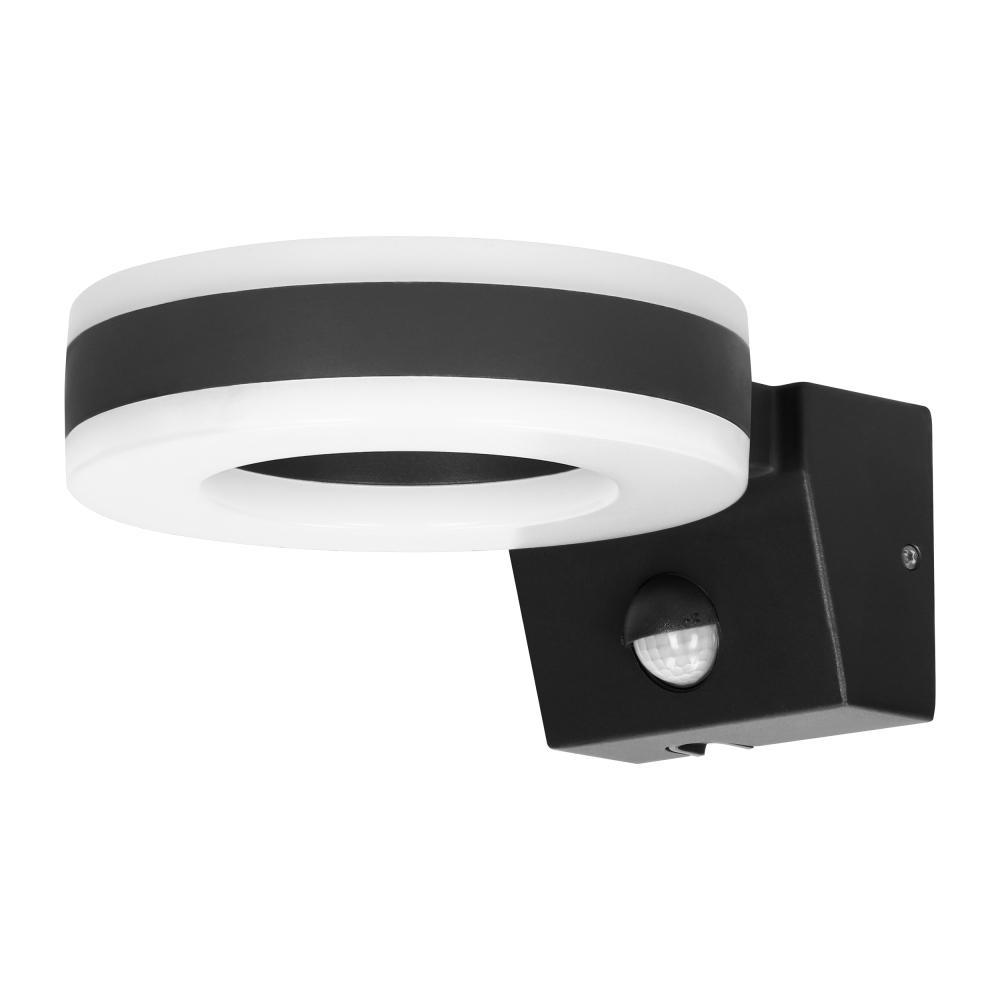 HOWLIT LED 20W, garden luminaire with motion sensor, 1800lm, IP65, 4000K, black