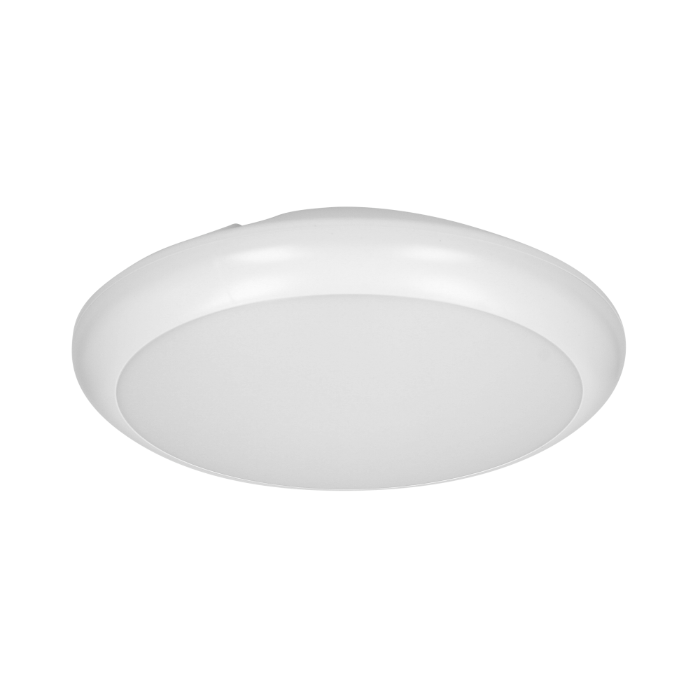 LAPIS LED lighting fixture with microwave sensor 12W, 800lm, IP65, 4000K, IK10, milky PC, white