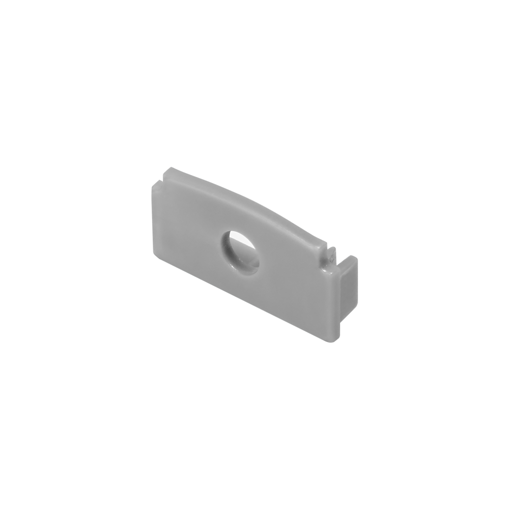 End cap for recessed profile, AD-LP-6503 series, grey