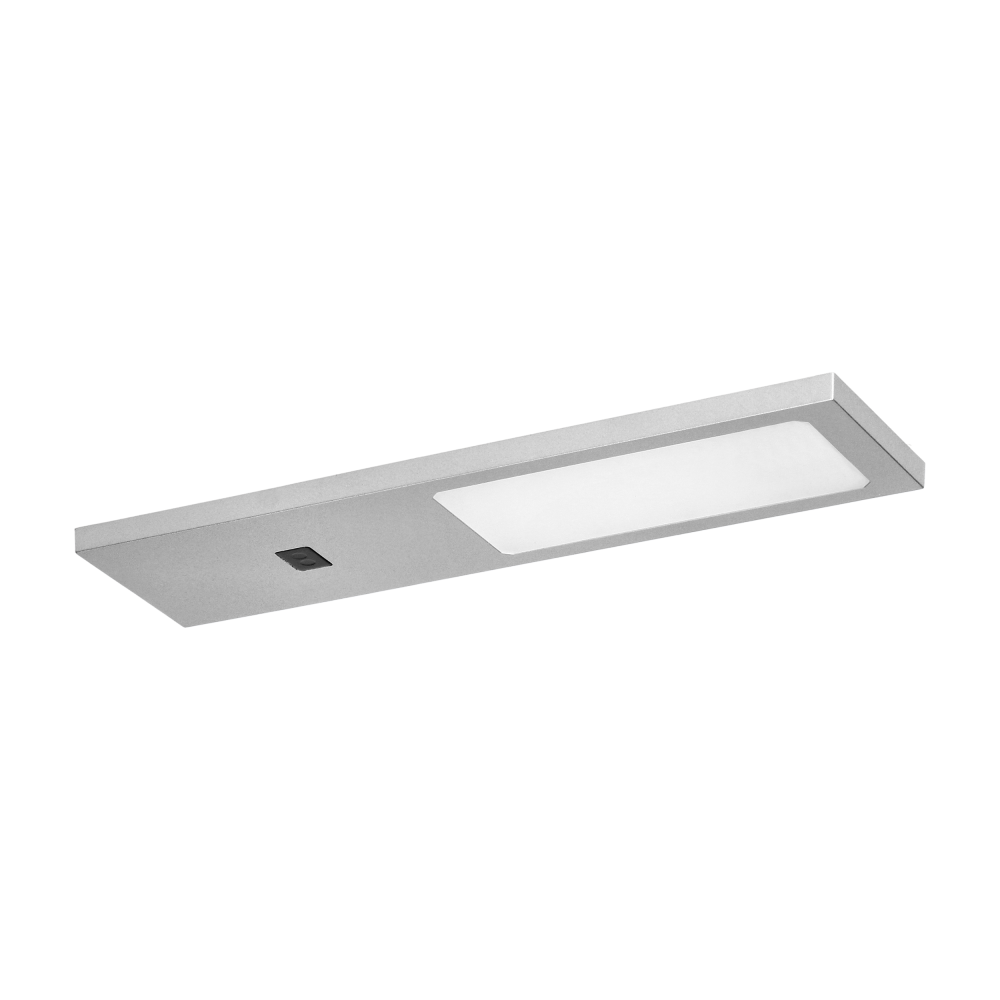 PLANA LED under-cabinet lamp, 4W, 240lm, 4000K, with touchless switch, grey