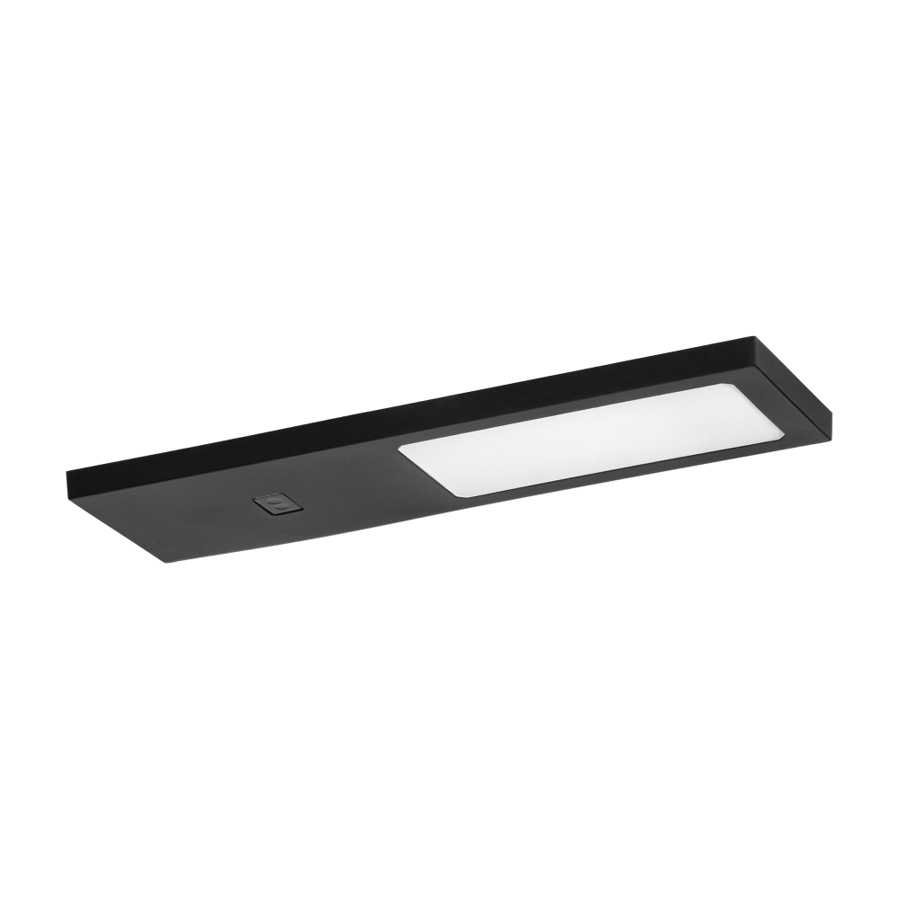 PLANA LED under-cabinet lamp, 4W, 240lm, 4000K, with touchless switch, black