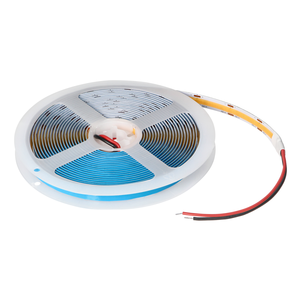 Taśma LED COB 12V, 480L/m, 10W/m, IP20, 3000K, 5m