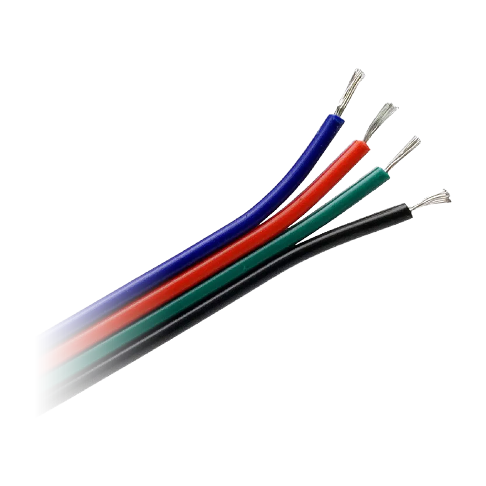 Cable for LED RGB strips, 4x0.35mm2, 25m