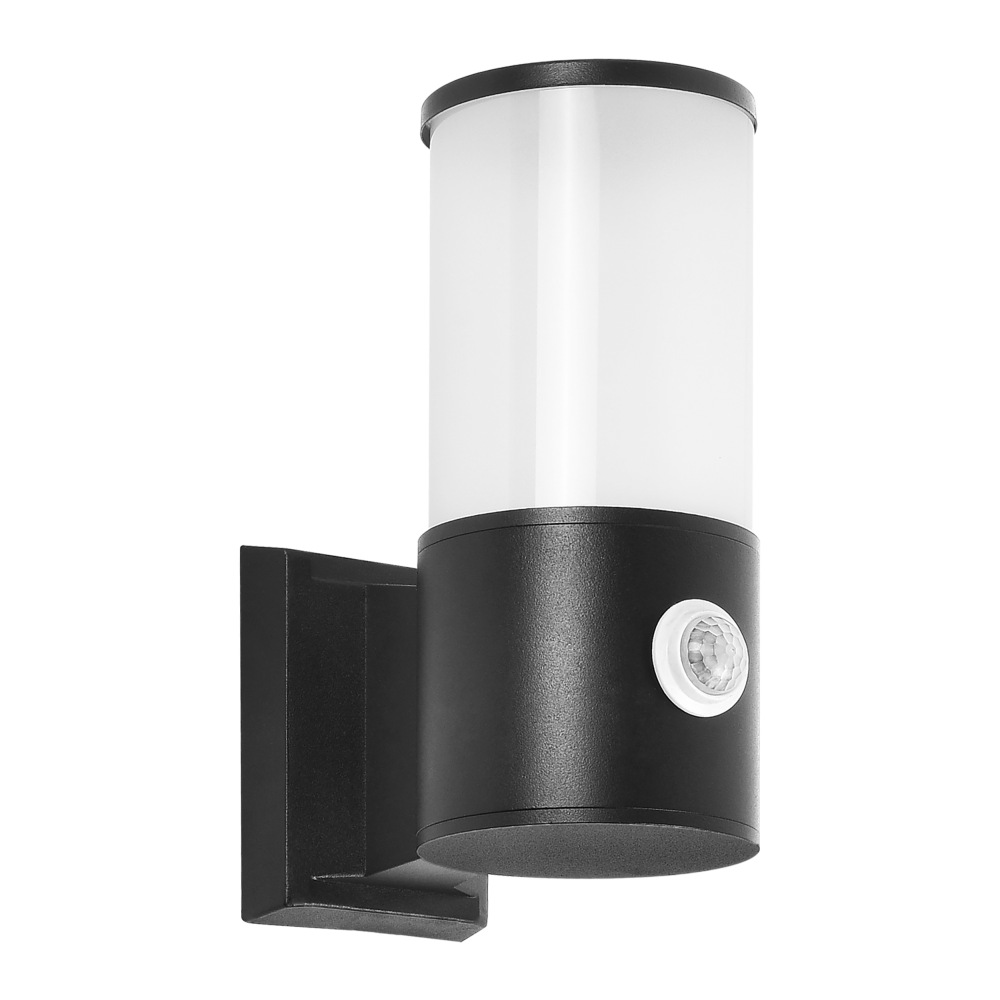 DALIA garden luminaire with motion sensor, E27, max. 15W, IP54, black