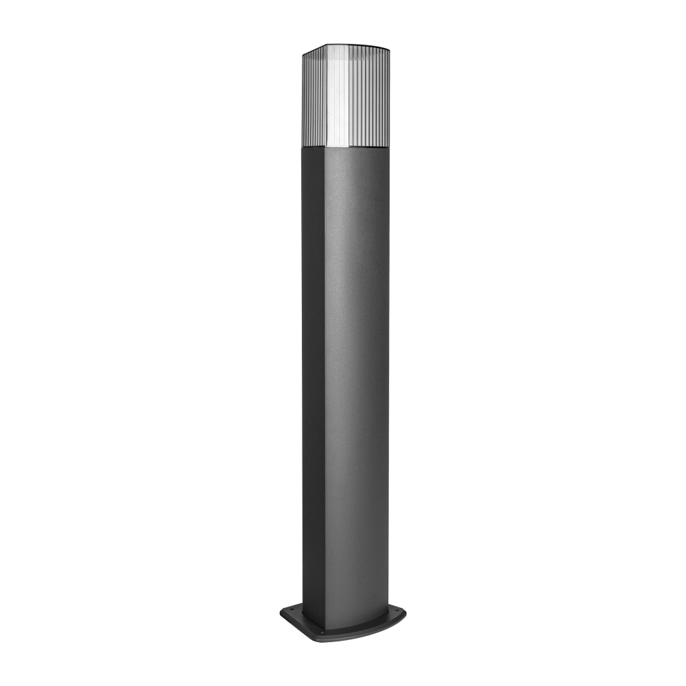 PEONIA Bollard garden luminaire, E27, max. 15W, IP54, 75 cm, black