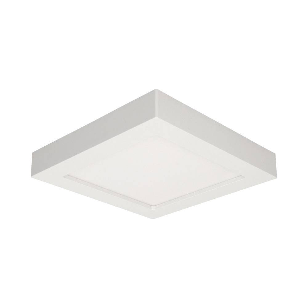 LETI LED 24W downlight, surface-mounted, square, 2000lm, 4000K, white, built-in LED driver