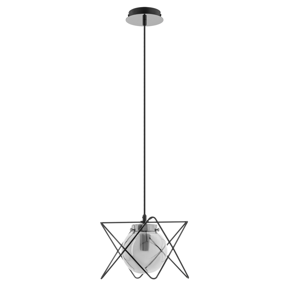 CORRADO 1P, pendant lamp, E14  max. 40W, chrome