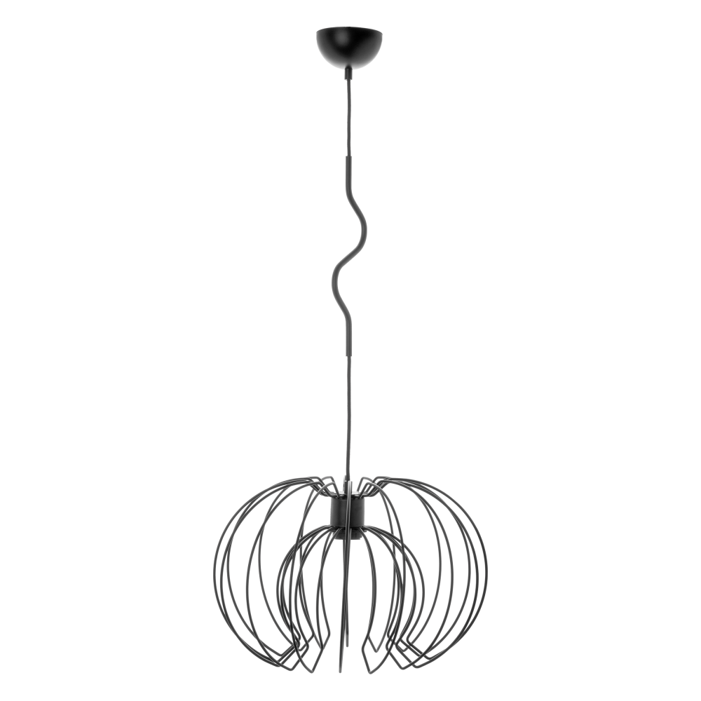 BOLA 1P, pendant lamp,  E27 max. 60W, black