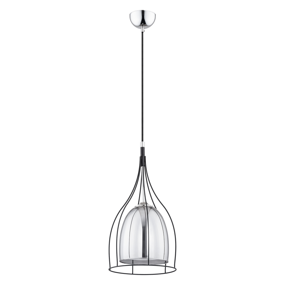 ADELE 1P, lampa wisząca, E27 max. 60W, czarna