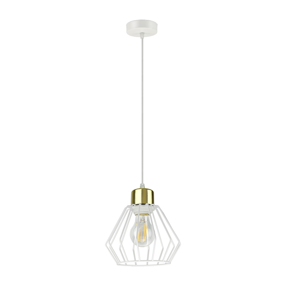 WAYA pendant lamp, max. power 1x60W, E27, white