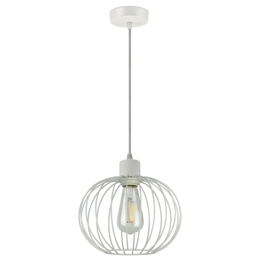 SOLA lampa wisząca, moc max. 1x60W, E27, biała