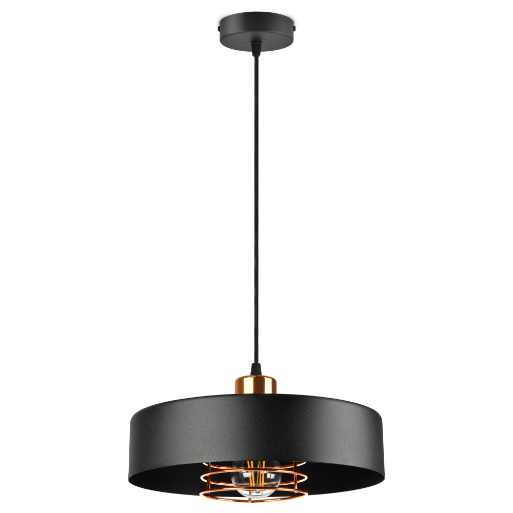 CHIRO pendant lamp, max. power 1x60W, E27, black