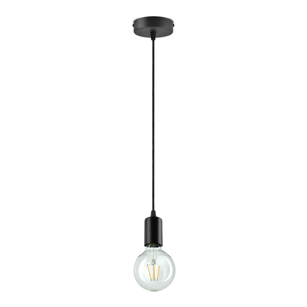 BALBU pendant lamp, max. power 1x60W, E27, black