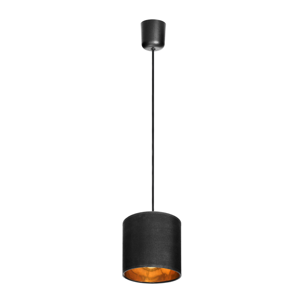 NEVA lampa wisząca, moc max. 1x60W, E27, czarna