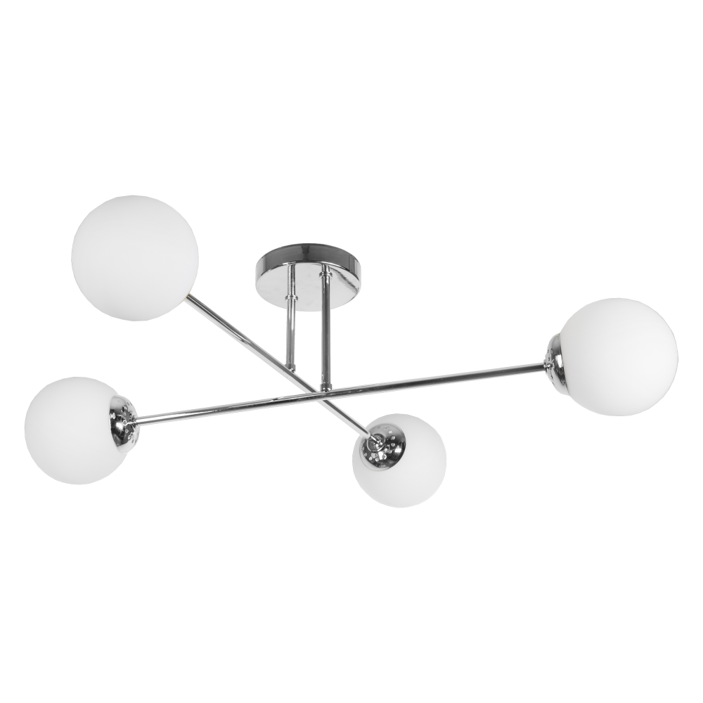 LEIA 4P E27, lampa wisząca, max. 4x60W, chrom