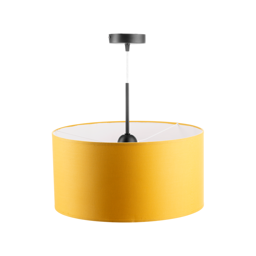 ROLLO pendant lamp, max. power 1x60W, E27, mustard yellow