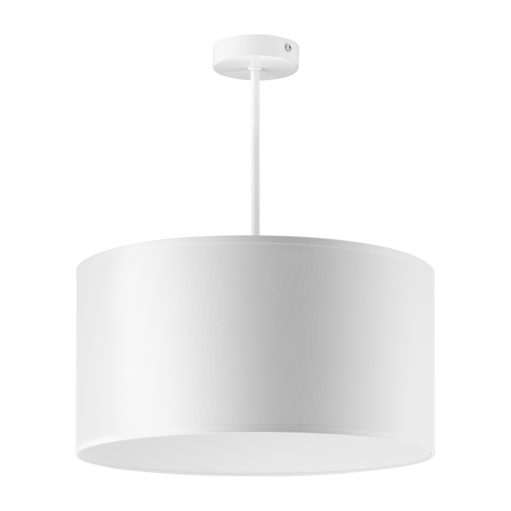 ROLLO pendant lamp, max. power 1x60W, E27, white, short