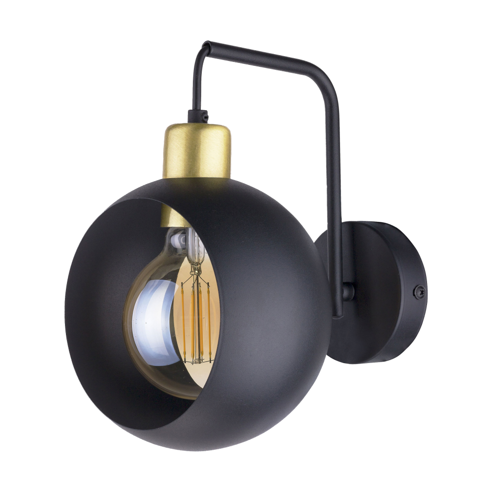 JALA 1P, wall lamp, E27 max. 15W, black