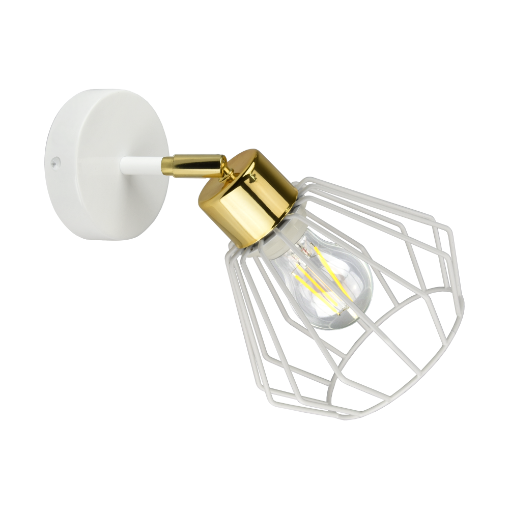 WAYA wall lamp, max. power 1x60W, E27, white