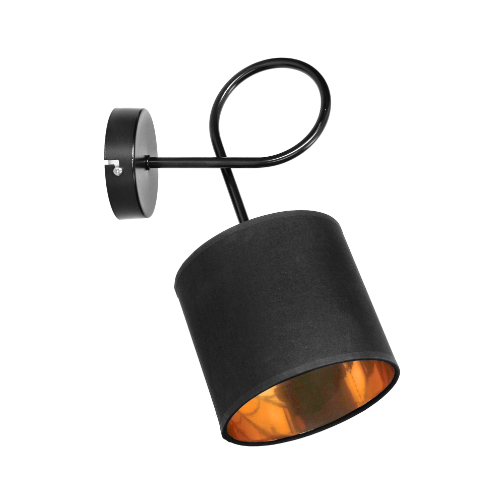 VIGO wall lamp, max. power 60W, E27, black