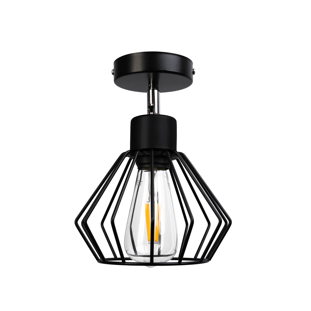 PINO wall lamp, max. power 60W, E27, black