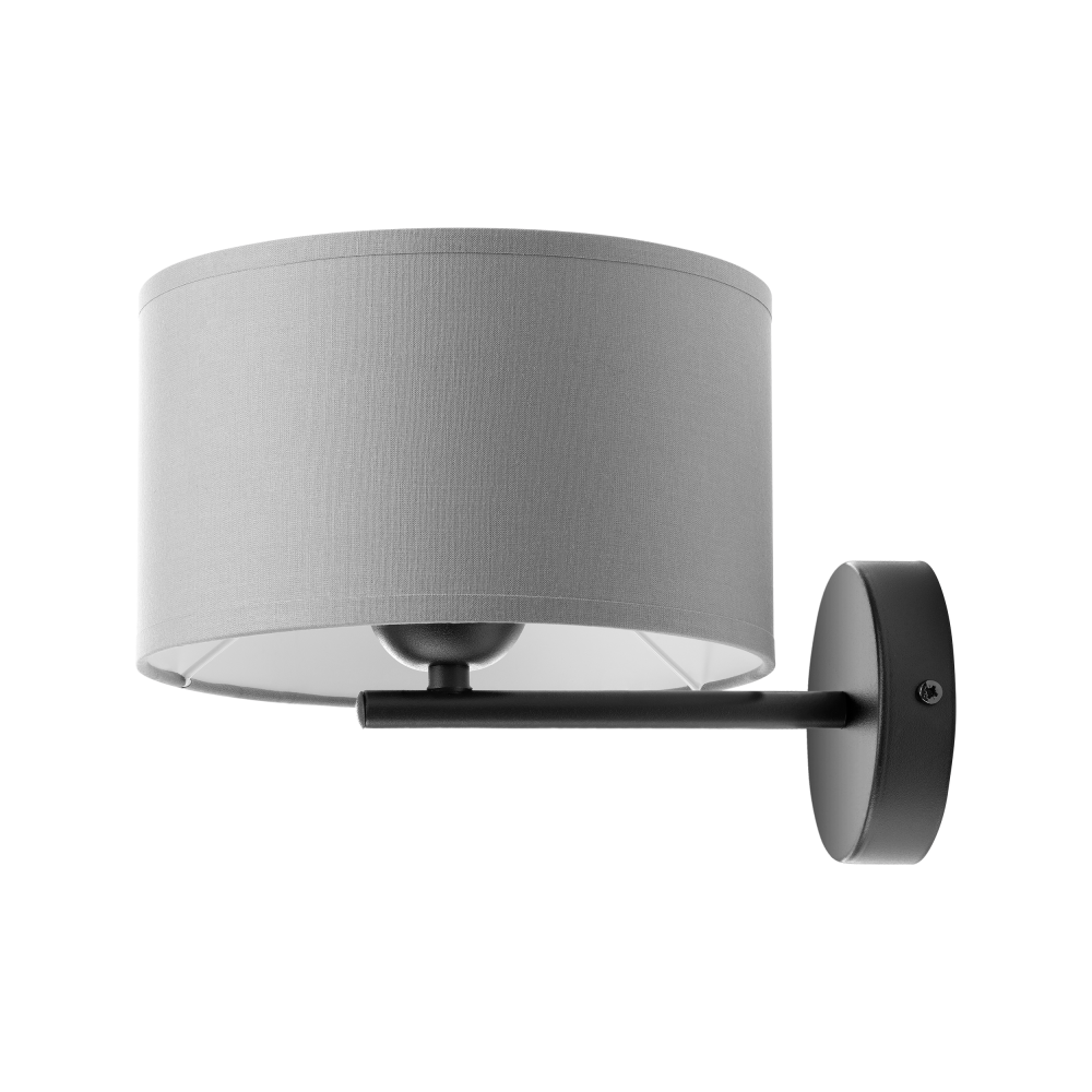 ROLLO wall lamp, max. power 1x60W, gray