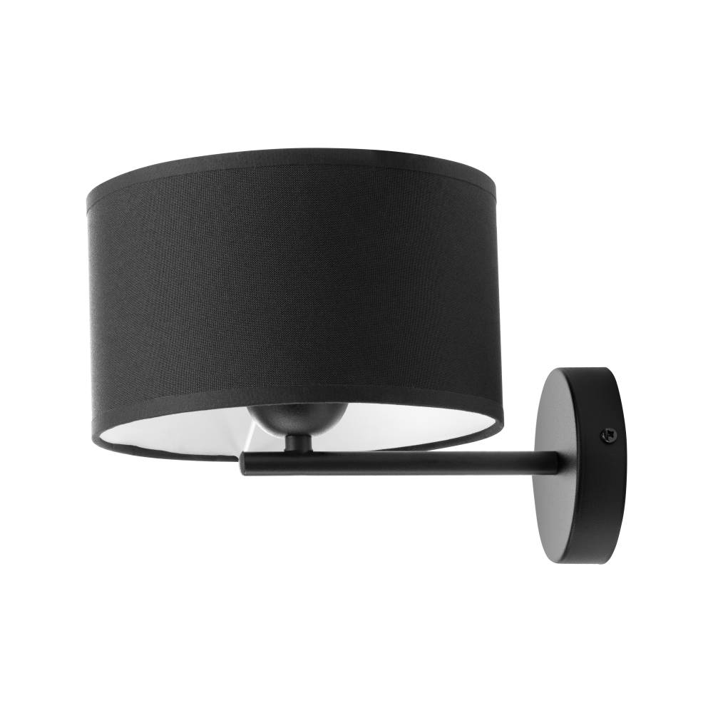 ROLLO wall lamp, max. power 1x60W, black