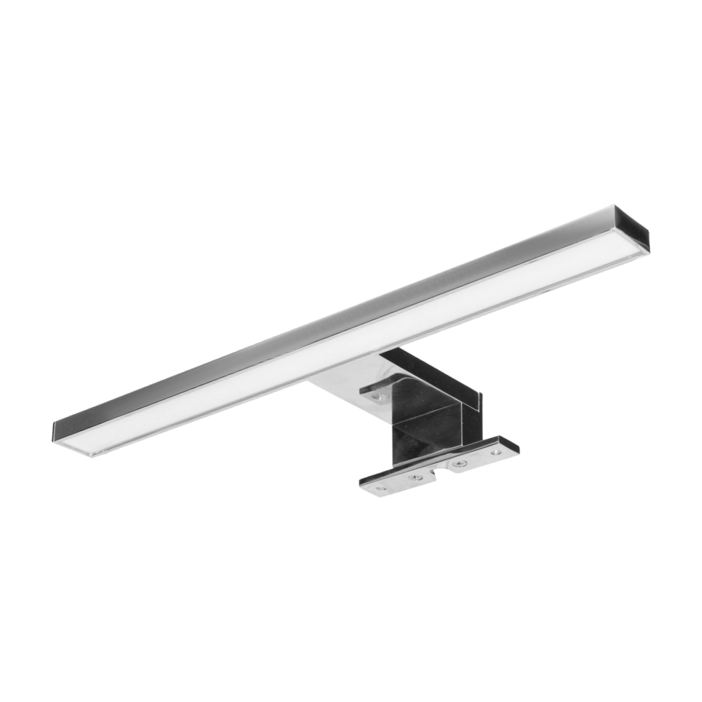 NORTES LED 5W, mirror lamp, 320lm, 4000K, 30 cm long, aluminium, silver