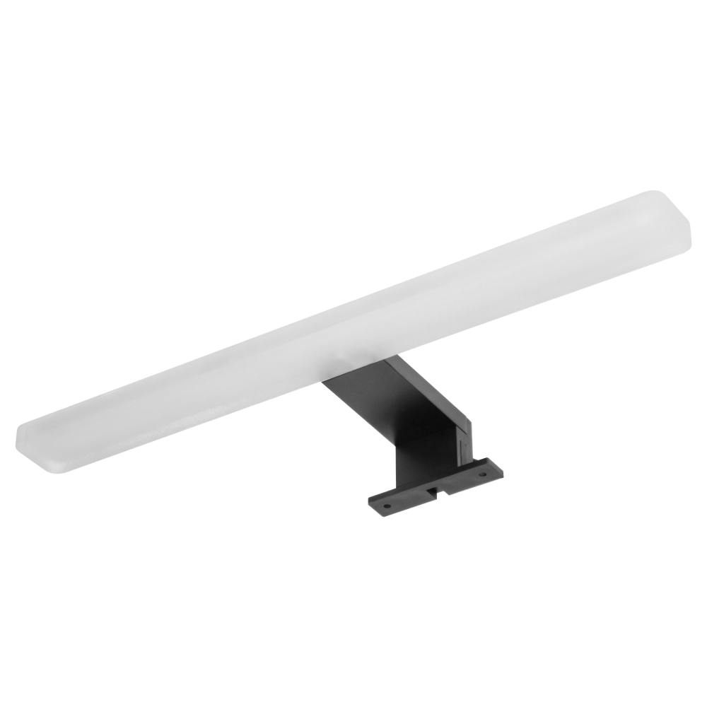 ESPELLO LED 6W mirror lamp, 510lm, 4000K, 40 cm long, aluminium+acrylic, black