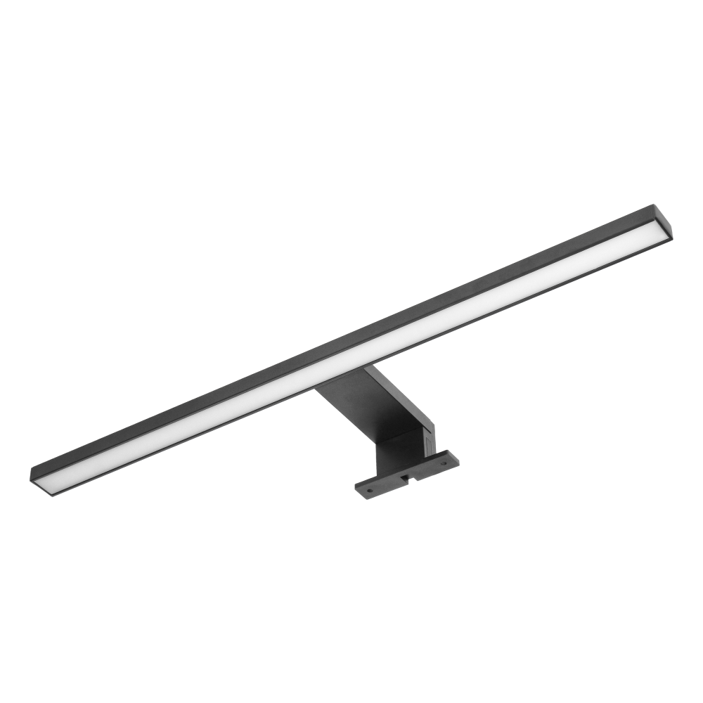 NORTES LED 12W, mirror lamp, 900lm, 4000K, 50 cm long, aluminium, black